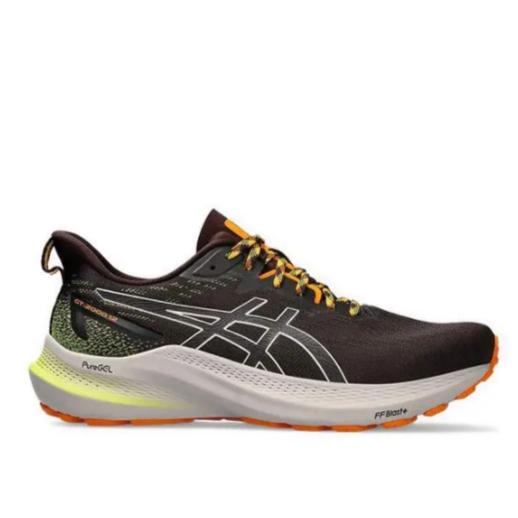 Gambar Sepatu Running pria ASICS GT 2000 12 TR - Nature Bathing/Neon Lime - Cokelat, 8 dari BhozSStore undefined Tokopedia