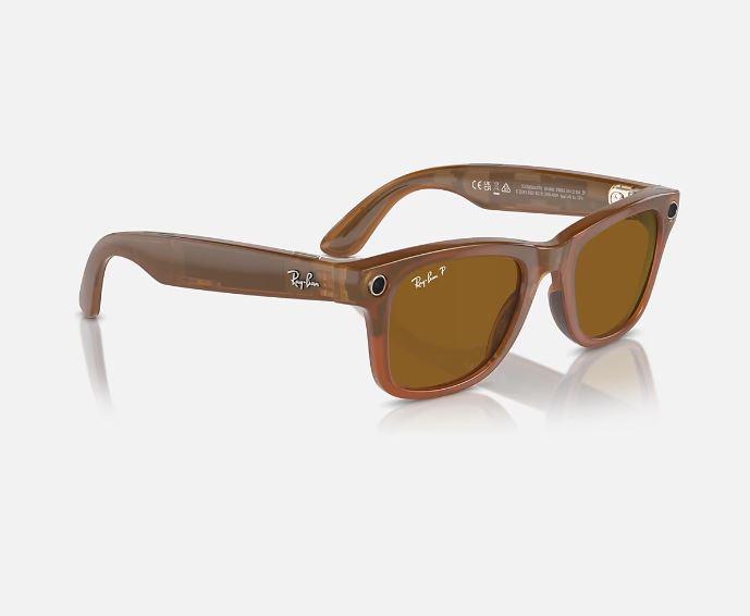 Gambar RAY-BAN SMART GLASSES META MODEL WAYFARER NEW GENERATION 2023 - brown dari MYCOMSHOP undefined Tokopedia
