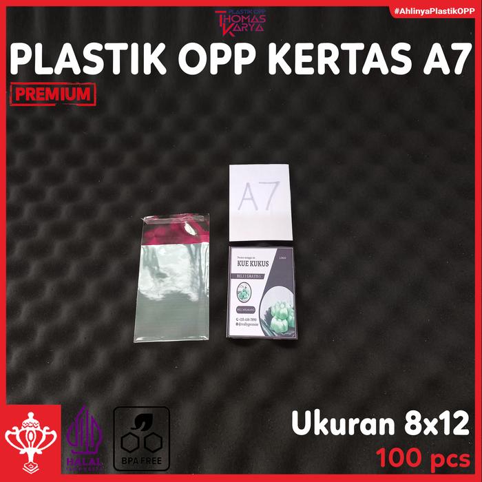 Gambar Plastik Kertas A4 F4 HVS A3 A5 A6 A7 isi 100 Kantong OPP Undangan - 8x12 🔥 dari TK Plastik_NEW undefined Tokopedia