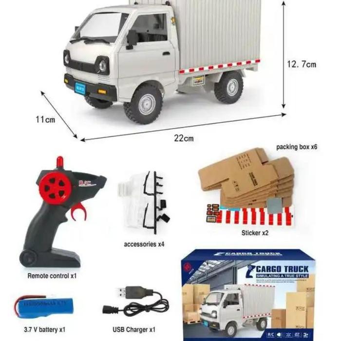 Gambar Mobil Pick up Carry Remot Control Truk Box RC 2.4Ghz 1:16 - RC PICK UP BOX dari Refnatoys undefined Tokopedia