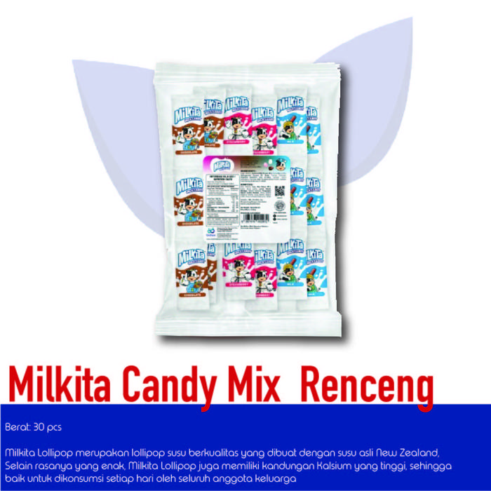 Gambar Milkita Candy Mix Renceng 30 PCS 1 BAG LOKAL dari RPD OLSUB undefined Tokopedia