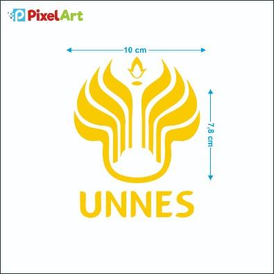 Gambar CUTTING STIKER KAMPUS LOGO UNNES UNIVERSITAS NEGRI SEMARANG PREMIUM - Model 1 dari Pixel Art Digital undefined Tokopedia