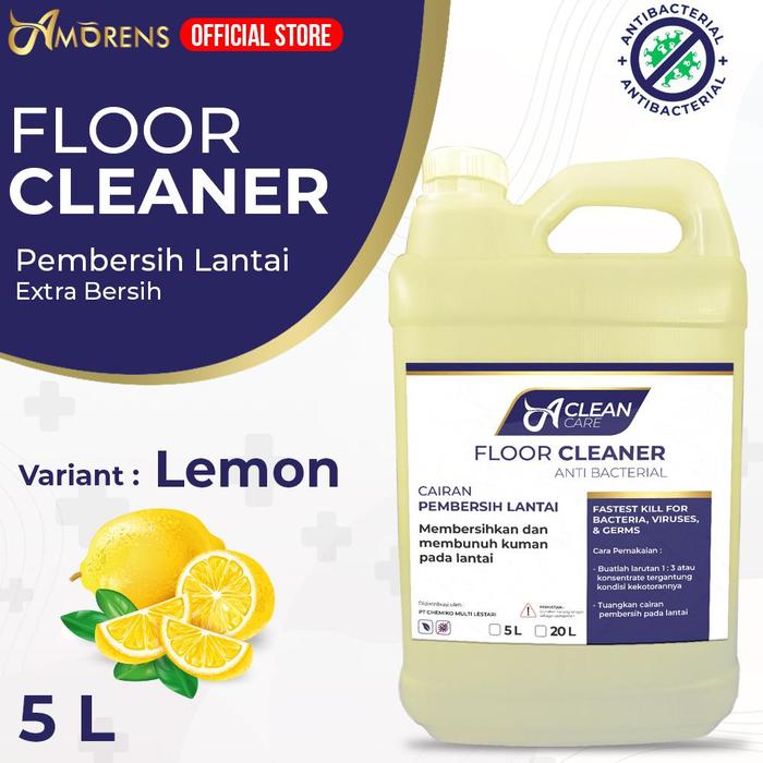 Gambar CH Pembersih Lantai Antibacterial FLOOR CLEANER A Clean Care 5 Liter / - LEMON dari perabotstore01 undefined Tokopedia