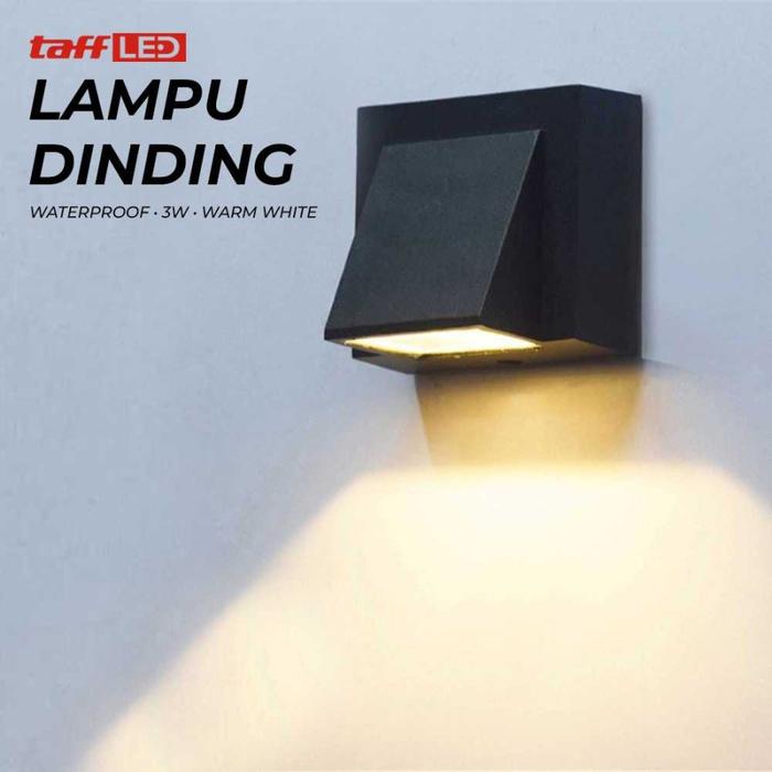 Gambar Lampu Hias Dinding Tembok Pilar Teras LED Minimalis Outdoor Waterproof - Satu Arah dari Arkanzae Store undefined Tokopedia