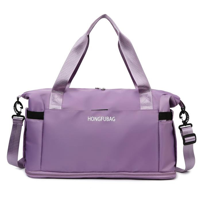 Gambar Techdoo Tas Travel Waterproof Tas Fitness Pakaian Jinjing Besar TTB119 - Ungu dari Techdoo undefined Tokopedia