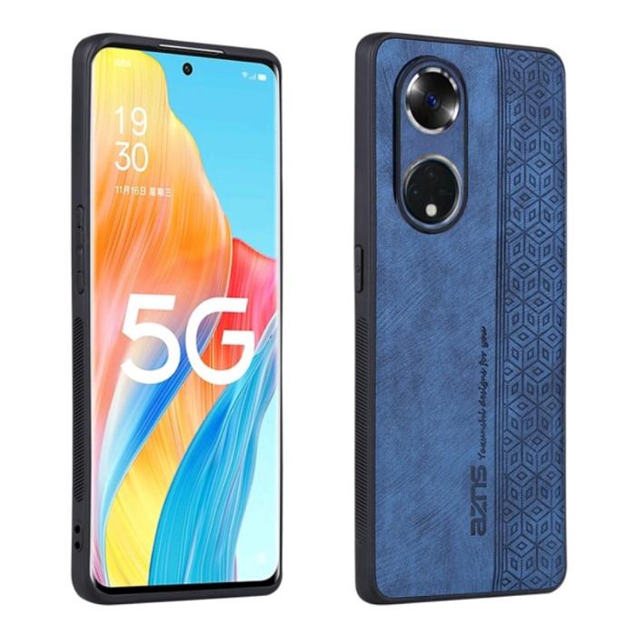Gambar Case OPPO A98 5G Softcase Luxury Leather Pelindung Kamera - Biru, OPPO A98 5G dari Vinbest Acc undefined Tokopedia