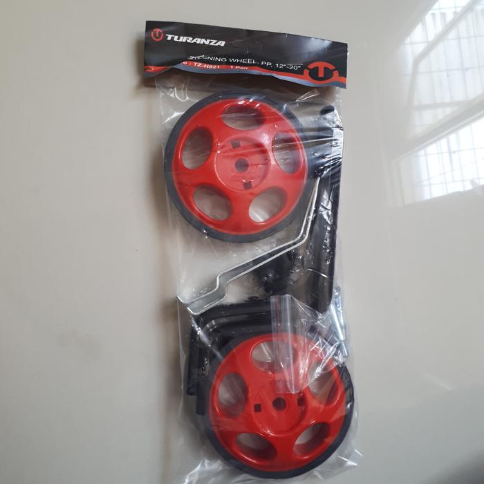 Gambar Roda Samping / Bantu Sepeda Ukuran 12" 16" 18" 20" - Turanza Red dari VSJ TTK STORE undefined Tokopedia