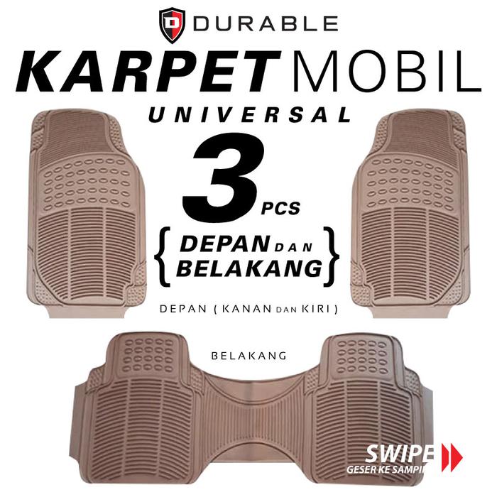 Gambar Honda City All New 2013 HB Elysion CR-Z Durable Karpet Karet PVC 3Pcs - BEIGE dari Durable Indonesia undefined Tokopedia
