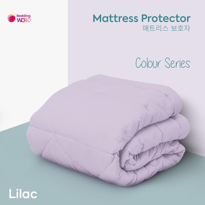 Gambar Matras Protector Silikon 120x200 / 160x200 / 180x200 Pelindung kasur - lilac, 90x200 dari Bedding World Official undefined Tokopedia