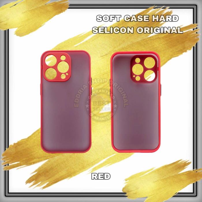 Gambar softcase hard selicon 14 pro warna permanen baru - RED dari EDDRIA SHOP undefined Tokopedia