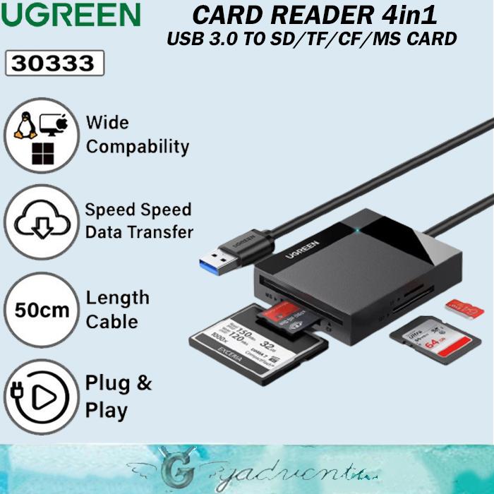 Jual Ugreen Card Reader Usb Type A 3.0 & Type C All In One For Pc ...