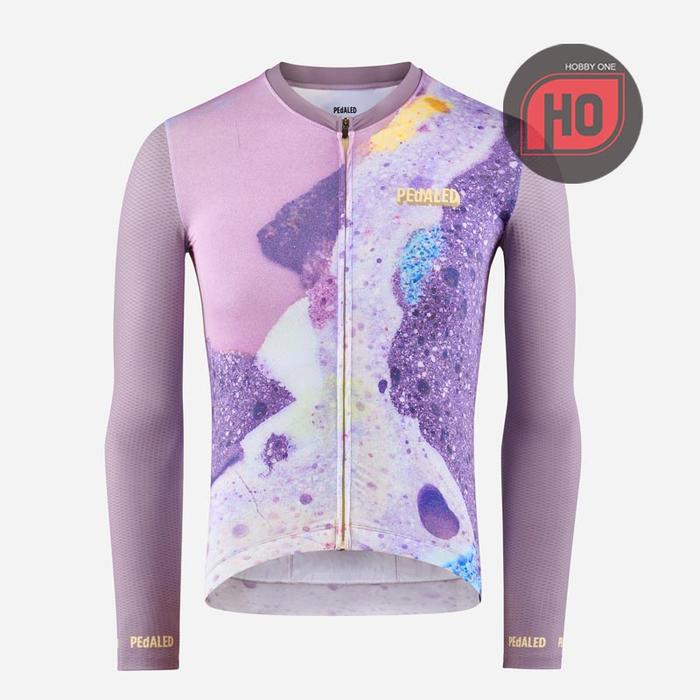 Gambar PEdALED GODAI LONG SLEEVE JERSEY MEN - Jersey Sepeda - Lilac, M dari Hobby One undefined Tokopedia