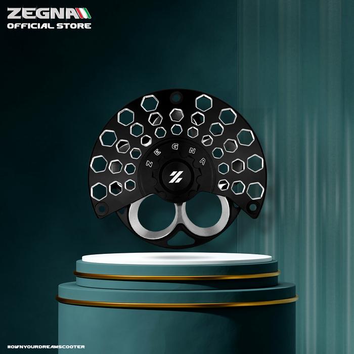 Gambar Cover Fan Spinner CNC CF-03 Vespa Sprint Primavera GTS S LX LXV Zegna - BLACK-BLACK dari Zegna Scooterparts undefined Tokopedia