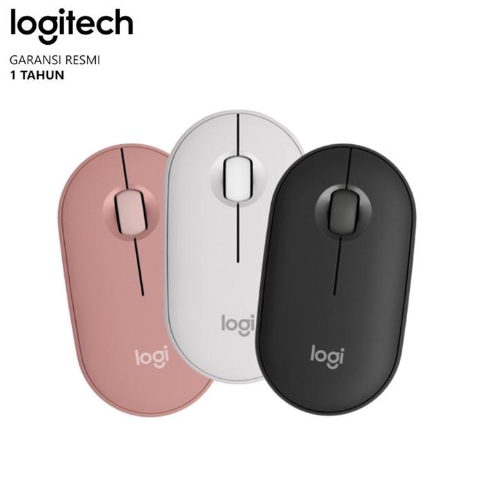 Gambar Mouse Bluetooth Wireless Logitech M350 M350s Pebble 2 - M350S, Hitam dari AKA Online_NEW undefined Tokopedia