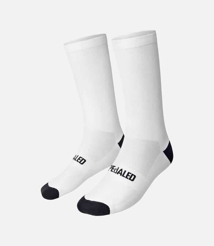 Gambar PEdALED SS23 ESSENTIAL Summer Cycling Sock - Kaos Kaki Sepeda - White, S dari Hobby One undefined Tokopedia