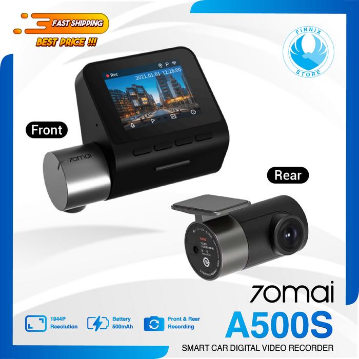 70mai Smart Car DVR Dash Cam PRO Plus Camera A500S Kamera Mobil A500S  CAM ONLY, TANPA MEMORY
