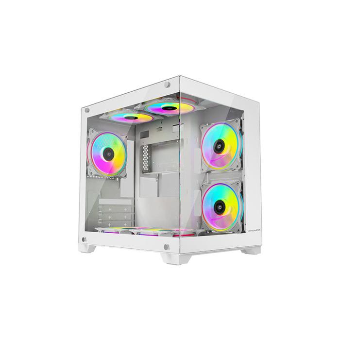 Gambar VenomRX Daemon Continental S5 Casing Gaming - WHITE dari Els Computer undefined Tokopedia