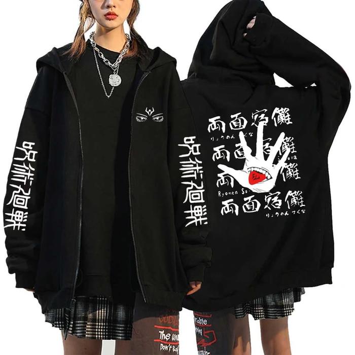 Jual Jaket Jujutsu Kaisen Itadori Yuji Anime Gojo Satoru MOTIF