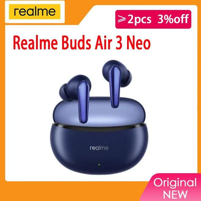Jual FT002 Realme Buds Air Neo Earphone Bluetooth AI ENC