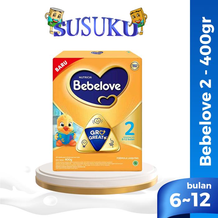 Gambar Bebelove 2 Susu Formula Bayi 6-12 bulan 400/800/1800gr - 400GR 24S dari susuku.id_NEW undefined Tokopedia