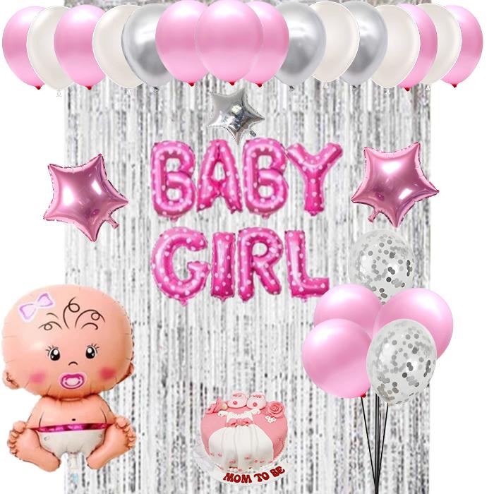 Gambar Paket Dekorasi Baby Shower - Baby Girl dari Puffpopshop undefined Tokopedia