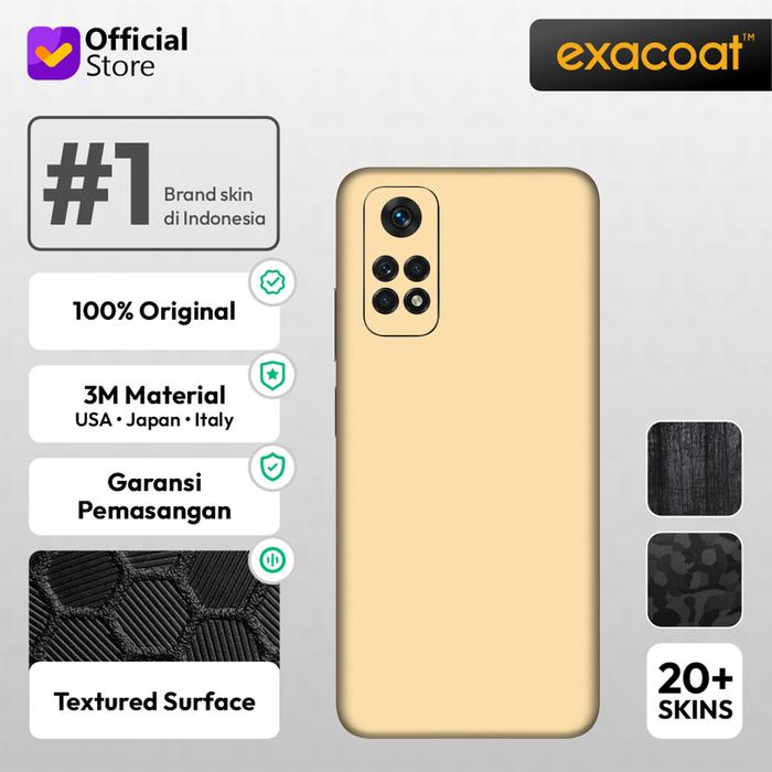 Gambar [EXACOAT] Redmi Note 11 Premium 3M Skin / Garskin - Model 360 - Mellow Yellow dari Exacoat Kota Bekasi Tokopedia