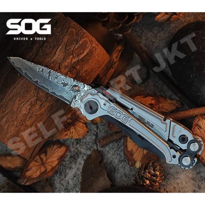 Gambar SOG Multitools EDC - Multi Tool - RC1001 Damascus dari Self Mart undefined Tokopedia