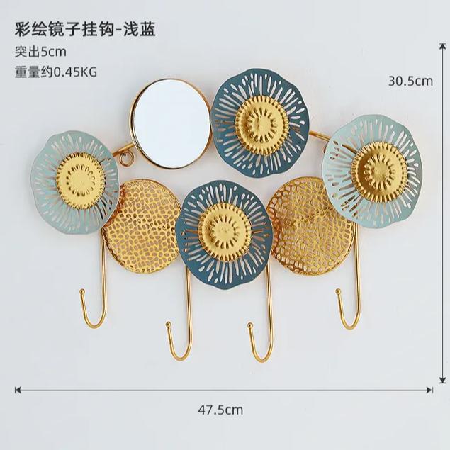 Gambar Gantungan Hiasan Dinding Nordic Creative Modern Iron Art Wall Hanger - TYPE M dari PointZero Store undefined Tokopedia