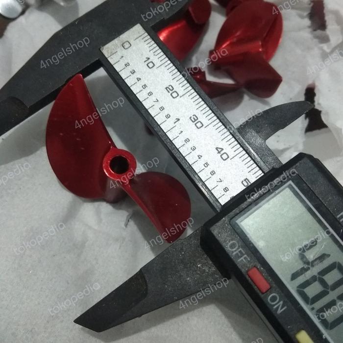 Gambar Rc Boat Propeller Redevil Prop V Bayonet for Expert Speed 40 42 45 48 - 48mm, Shaft 4.76mm dari 4ngelshop undefined Tokopedia