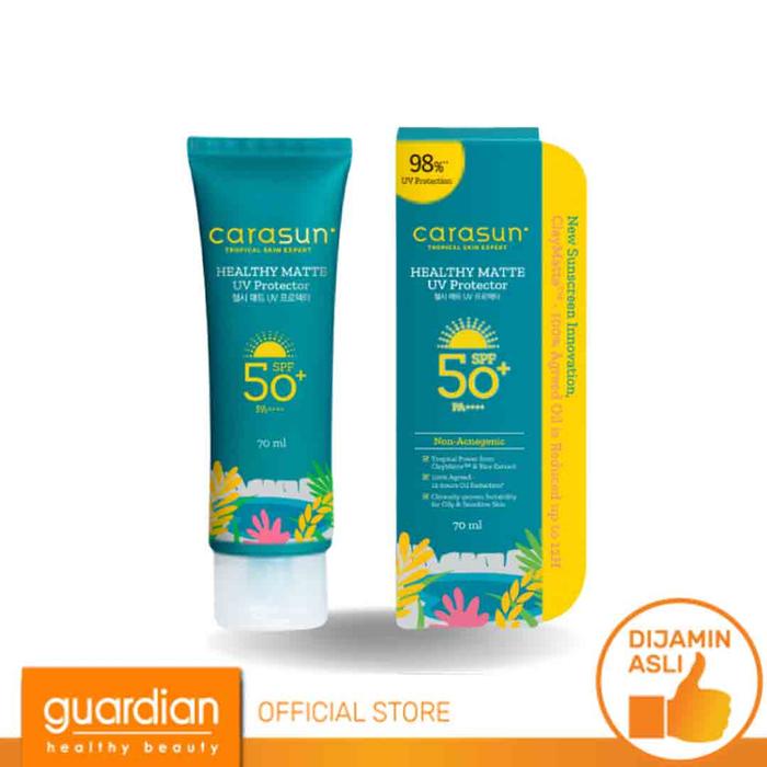 Gambar Carasun Sunscreen Healthy Matte UV Protector SPF 50+ PA++++ 70Ml dari Guardian Official Store undefined Tokopedia
