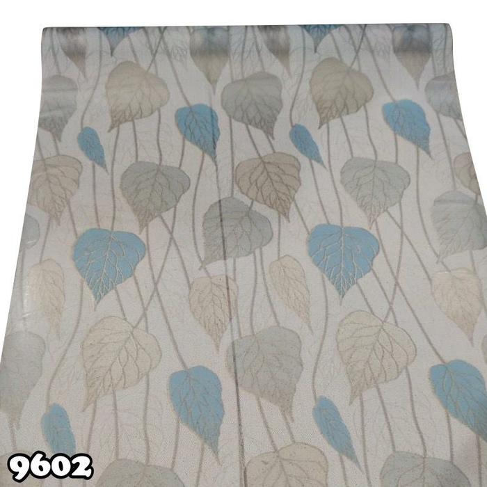 Gambar stiker kaca jendela rumah minimalis - KC DAUN BIRU dari Juragan Wallpaper Tokopedia undefined Tokopedia