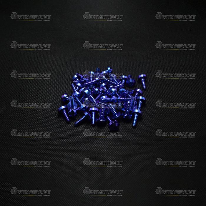 Gambar BAUT BODY YAMAHA TITANIUM GR5 ( HARGA 1 PCS ) - Ice Blue dari EstMotobolt undefined 4 Tokopedia