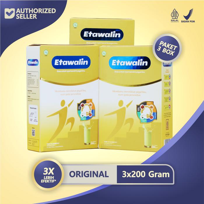 Gambar PAKET 3 BOX ETAWALIN Asli Sembuhkan Nyeri Sendi dan Tulang Reumatik dari Etawaku Platinum Official Store undefined Tokopedia