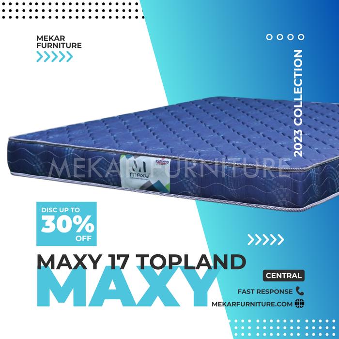 Gambar Kasur Busa Rebounded Central Maxy 140 X 200 - Mekar Furniture - Biru dari mekarfurniture undefined Tokopedia