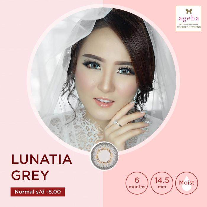 Gambar PAKET HEMAT Softlens Ageha Beli 2 Pasang Dapat 7 Item / Japan Softlens - Lunatia Grey dari Japan Softlens undefined Tokopedia