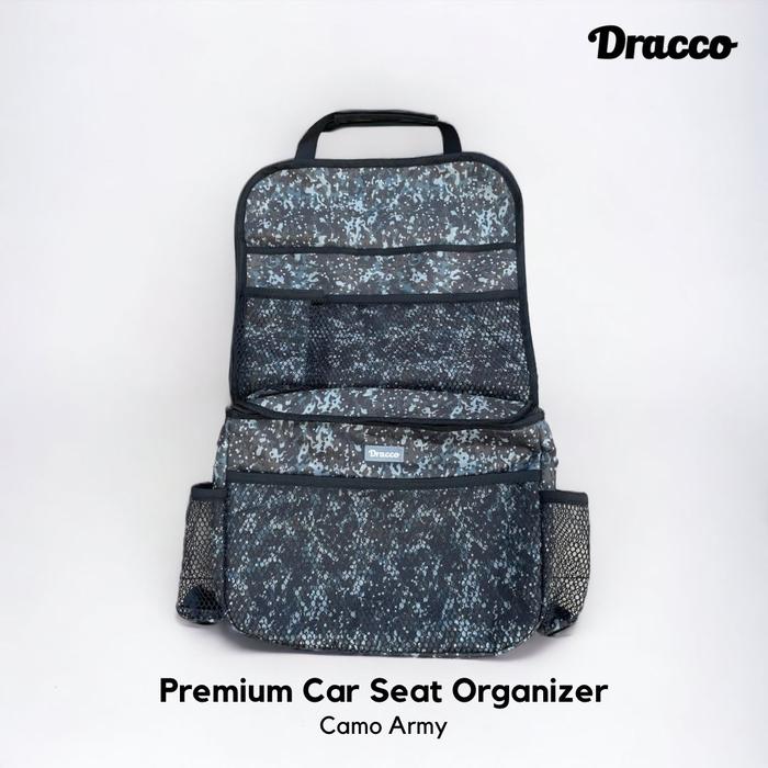 Gambar car seat organizer premium tas mobil multifungsi selempang dracco - camo army dari Dracco Indonesia undefined Tokopedia