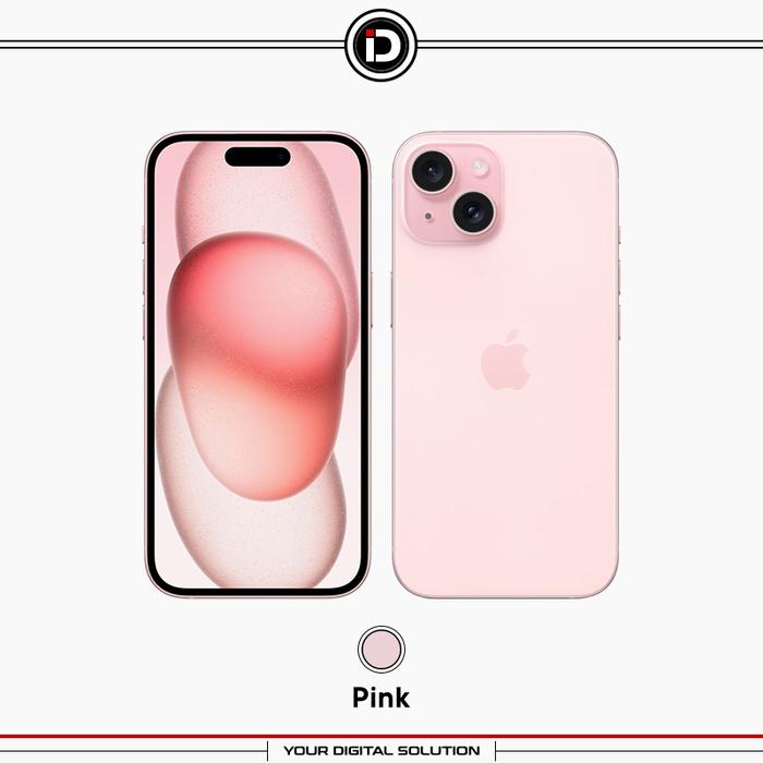 Gambar (IBOX) Apple iPhone 15 128GB 256GB 512GB Blue Pink Yellow Black - PINK, 128GB INTER dari iDigital ID undefined Tokopedia
