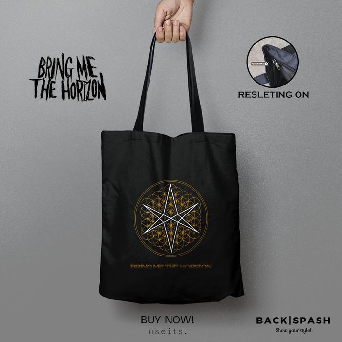 Gambar Totebag BMTH Bring Me The Horizon - 21 dari bagspash undefined Tokopedia