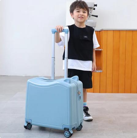 Gambar Koper Scooter Trolley Kids Kabin Bagasi Koper Travel Luggage 2 in 1 - Billy Blue 18 dari Planet Hobby Indonesia undefined Tokopedia