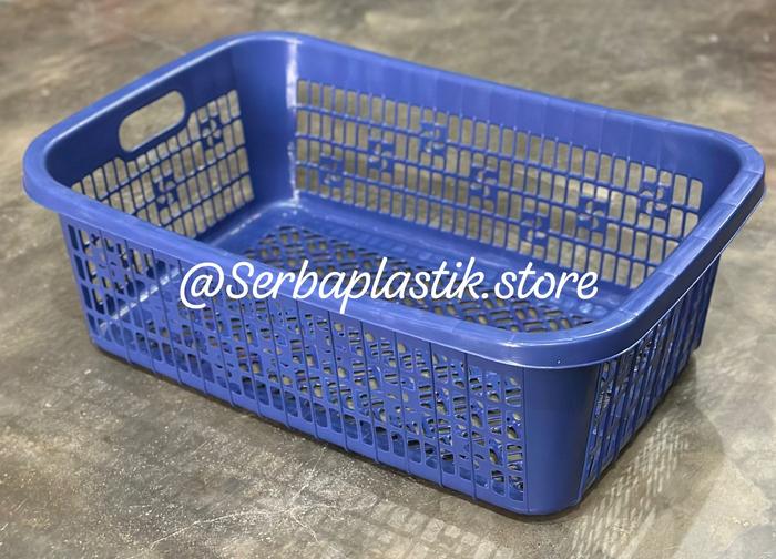 Gambar Keranjang baju / keranjang baju bayi / laundry basket segi panjang - Kecil dari Serbaplastik.Store undefined Tokopedia