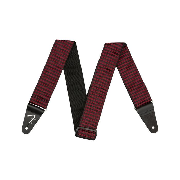 Gambar FENDER HOUNDSTOOTH JACQUARD Guitar Strap | Gitar Strep - RED dari GH Music Store undefined Tokopedia