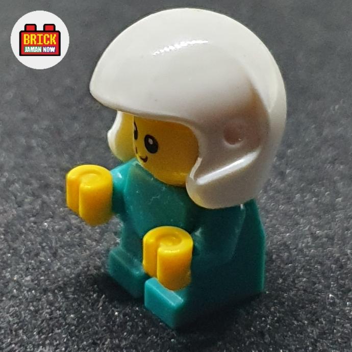Gambar Lego Aksesoris Headgear Helmet Sports/Flight Original - Putih dari Brick Jaman Now Shop undefined 4 Tokopedia