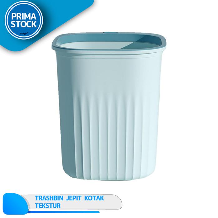 Gambar TEMPAT SAMPAH SEGI JEPIT PENJEPIT CINCIN RING KOTAK KANTONG PLASTIK - Biru, L 24X23X28 CM dari Prima Stock undefined Tokopedia