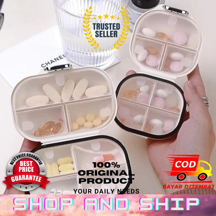 Gambar Portable Pill Box ORIGINAL SAS - small dari Shopandshipofficial undefined Tokopedia
