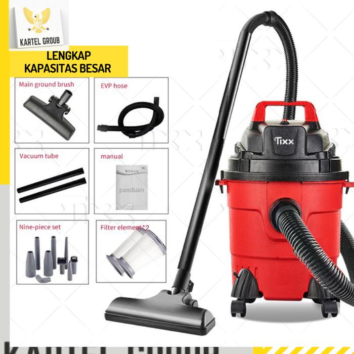 Gambar HOME Vacuum Cleaner Penyedot Debu Kasur Karpet Sofa Sedot Basah Kering - TABUNG 15 L dari HOME AZCO undefined Tokopedia
