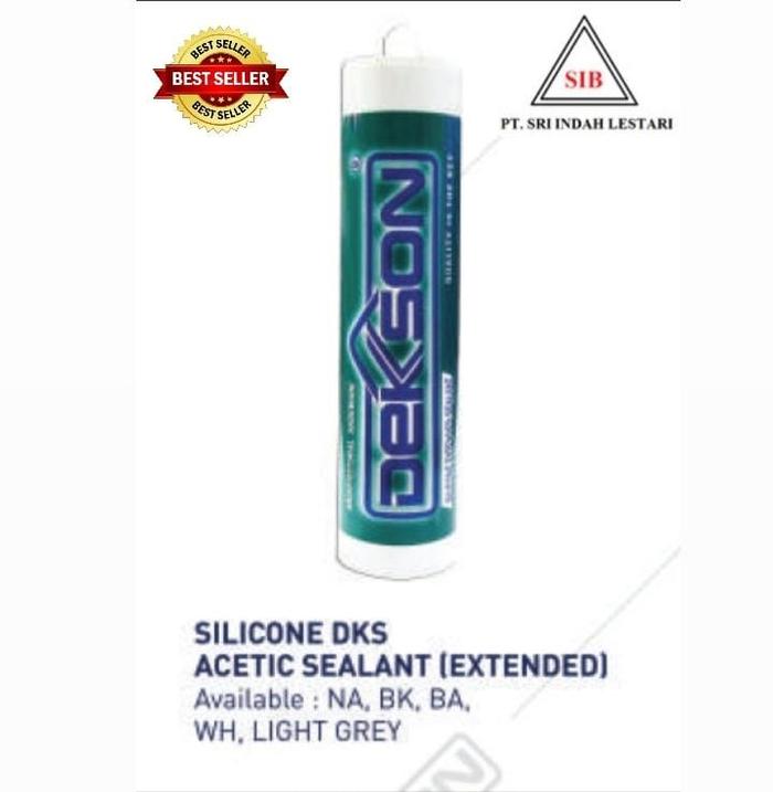 Gambar SILICONE/LEM KACA dekkson EXTENDED CLEAR dari PT.SRI INDAH LESTARI undefined Tokopedia