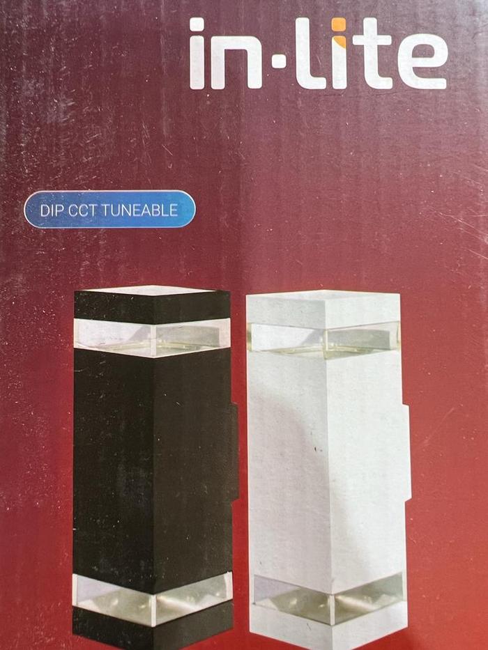 Gambar LAMPU TEMBOK/LAMPU DINDING/LAMPU TEMPEL INLITE TRICOLOR (18 WATT) - INWL320S Hitam dari UTAMA-BANGUNAN undefined Tokopedia