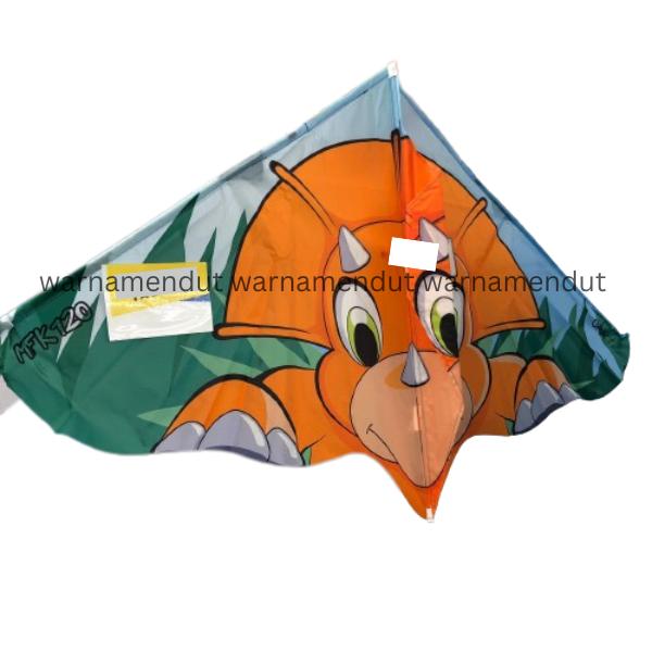 Gambar Layangan Kain MFK 120 Statis Bentuk Lucu Ukuran 59x100cm WMO DC0392 - dino dari WarnaMendut undefined Tokopedia