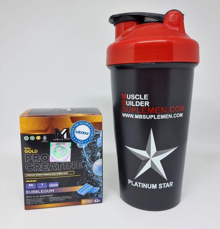 Gambar Muscle First Pro Creatine M1 42 grams 7 sachets BPOM Crevolene Evolene dari MBSUPLEMEN Tokopedia undefined Tokopedia