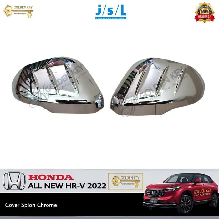Gambar JSL Cover Spion All New HRV 2022 Mirror Cover Model Apollo - Chrome dari Golden Arrow Acc undefined Tokopedia